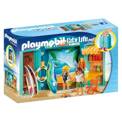 Playmobil- Coffre Boutique de Surf, 5641