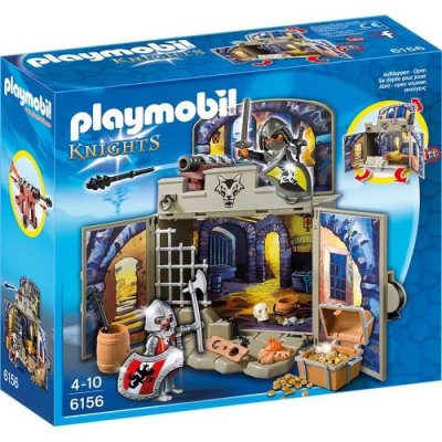 PLAYMOBIL Coffre pi&egrave;ce du tr&eacute;sor des chevaliers