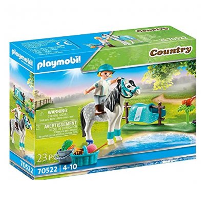 Playmobil Country 70522 Cavali&egrave;re avec poney gris 