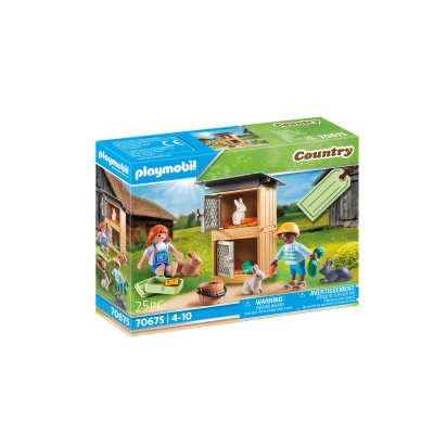 Playmobil Country 70675 Set cadeau Enfants et lapins 