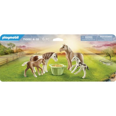 Playmobil Country 71000 2 poneys islandais et poulains 