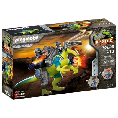 Playmobil Dinos 70625 Spinosaure et combattants 