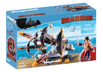 PLAYMOBIL Dragons : Eret quadruple baliste (9249)