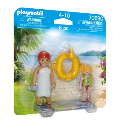 Playmobil Duo 70690 Baigneurs du parc aquatique 