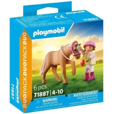 Playmobil Duo fillette avec poney