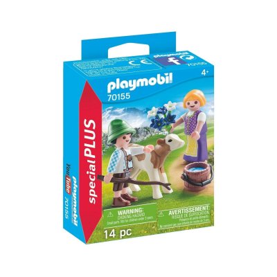 Playmobil - Enfants avec Veau - 70155