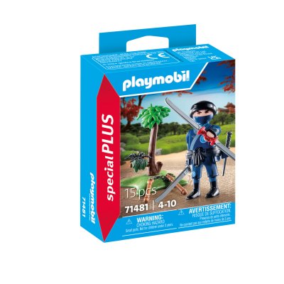 Playmobil Equipped Ninja Construction Game Argent&eacute;