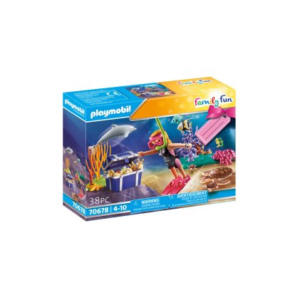 Playmobil Family Fun 70678 Set cadeau Plongeuse sous-marine 