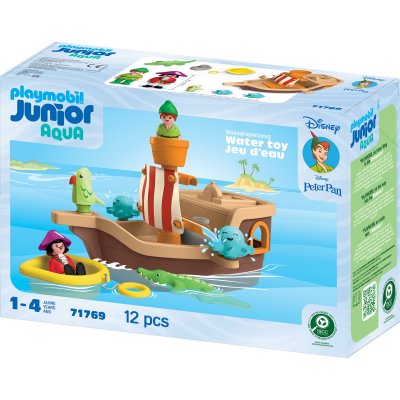 Playmobil Figurine Junior & : Bateau Pirate De Peter Pan Disney