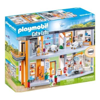 Playmobil - H&ocirc;pital am&eacute;nag&eacute; - 70190
