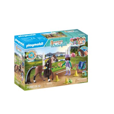 Playmobil Horse Jump With Zoe And Blaze Construction Game Multicolore