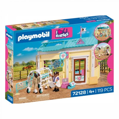 PLAYMOBIL I love horses 72128 Clinique v&eacute;t&eacute;rinaire et cheval