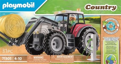 Playmobil Large Tractor With Accessories Construction Game Clair