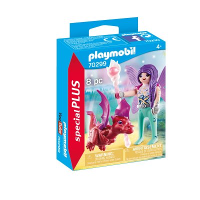 Playmobil Le palais de princesses 70299 F&eacute;e avec b&eacute;b&eacute; dragon