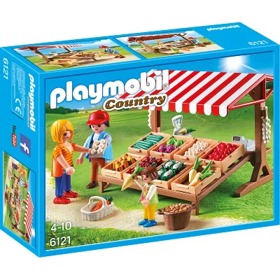 Playmobil - Marchand avec &eacute;tal - 6121