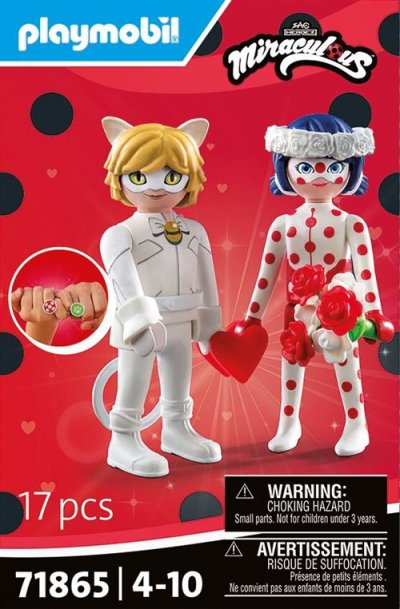 Playmobil Miraculous 71865 Mariage Ladybug & Chat noir