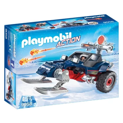 Playmobil- Motoneige avec Pirate des Glaces, 9058