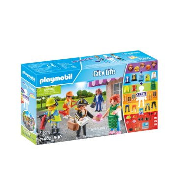 Playmobil My Figures: Life In The City Construction Game Multicolore