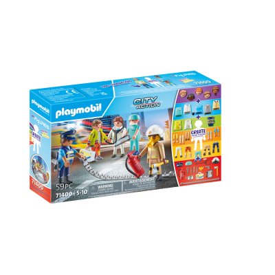 Playmobil My Figures: Rescue Equipment Construction Game Multicolore