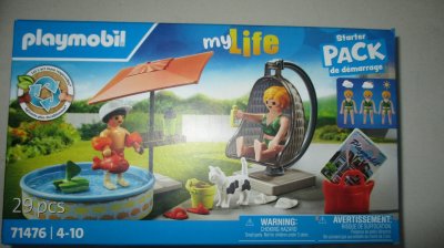 Playmobil MyLife 71476 Maman et enfant avec fauteuil suspendu