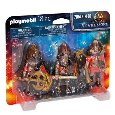 Playmobil Novelmore 70672 3 combattants Burnham Raiders 