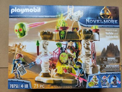 Playmobil Novelmore 70751 Sal'ahari Sands Temple des Squelettes 