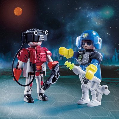 Playmobil - Policier de l'espace et robot