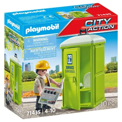 Playmobil Portable Cleaning Construction Game Clair