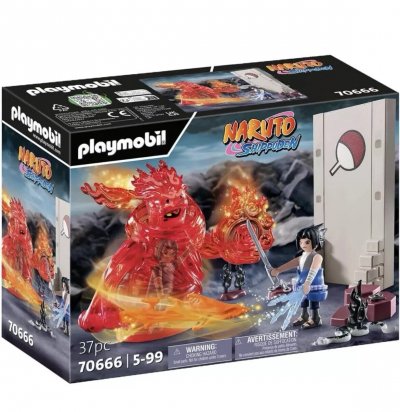 Playmobil Sasuke Vs. Itachi Construction Game Rouge