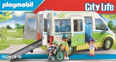 Playmobil School Bus Construction Game Multicolore