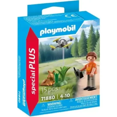 Playmobil Special Plus 71880 - Sauvetage D'un Faon Par Un Drone