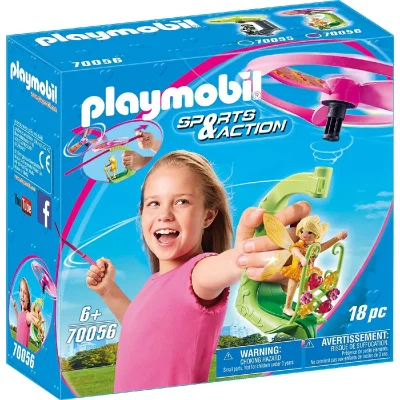 Playmobil Sports Et Action 70056 - F&eacute;e Avec H&eacute;lice Volante