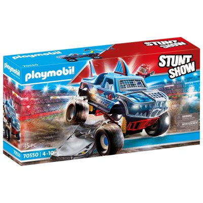 Playmobil Stuntshow 70550 Stuntshow Monster truck cascade Requin 