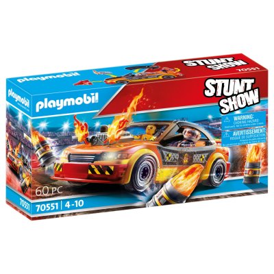 Playmobil Stuntshow 70551 Stuntshow Voiture crash test mannequin 