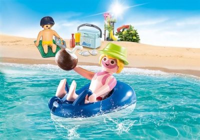 Playmobil Swimmer With Float Multicolore 4-7 Years