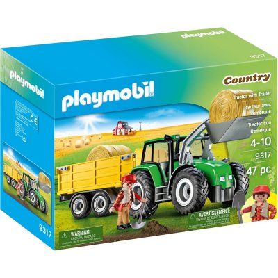 Playmobil - Tractor With Trailer (9317)