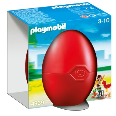Playmobil &OElig;uf de P&acirc;ques 4939 Maman avec enfant et aire de jeux