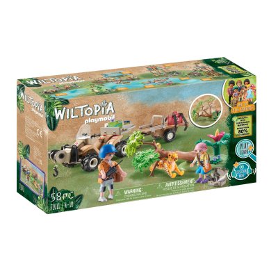 Playmobil Wiltopia 71011 Quad de secours pour animaux 