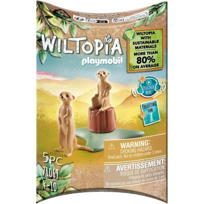 Playmobil Wiltopia - Animaux Carte &agrave; Collectionner - Suricates (71069)