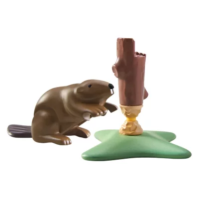 Playmobil Wiltopia Castor Construction Game Clair