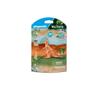 Playmobil Wiltopia Kangaroo With Baby Construction Game Dor&eacute;