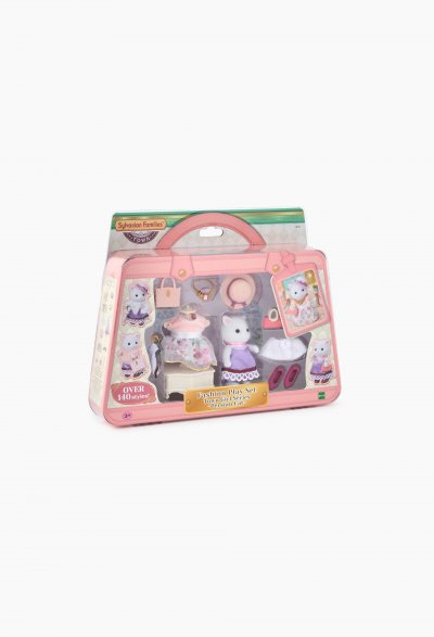 SYLVANIAN FAMILIES Playset 5461 La valisette de mode et grande sour chat persan