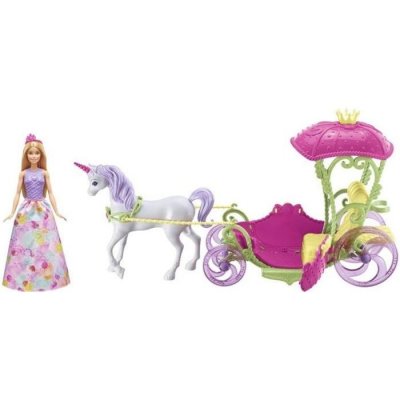 BARBIE Playset  Dreamtopia Princesse et sa cal&egrave;che