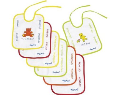 PLAYSHOES  dossards jours de la semaine 7 pi&egrave;ces