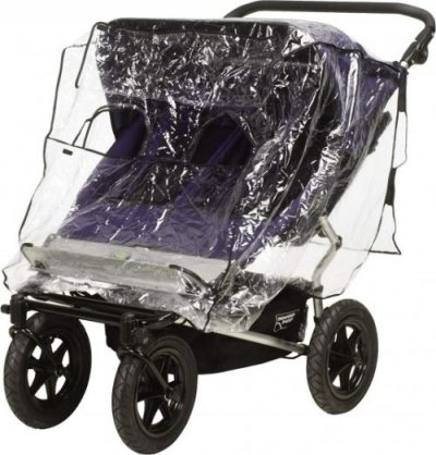 PLAYSHOES  housse de pluie universelle twin car wide transparent