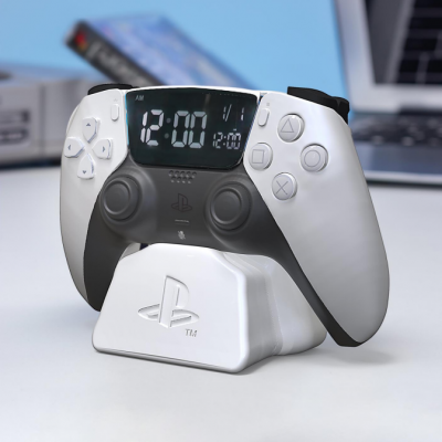 PALADONE Playstation  Playstation Ps5 Controller Alarm Clock Argent&eacute;