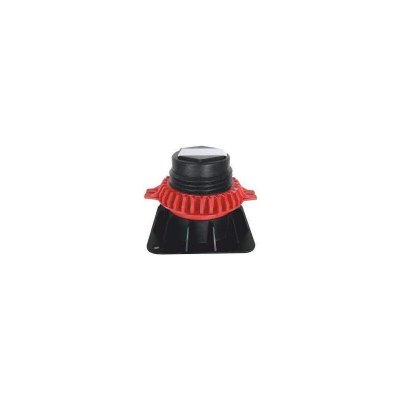 REGIPLAST Plomberie - Pied r&eacute;glable adh&eacute;sif Hauteur: 90 &agrave; 125 mm - 165698