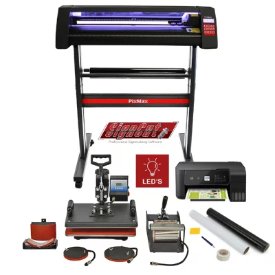 ROLAND Plotter de D&eacute;coupe & Presse &agrave; Chaud 5 en 1 avec Kit de D&eacute;coupe, Logiciel SignCut Pro