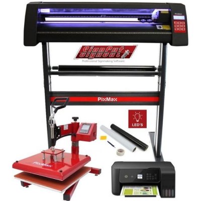 MONSTERSHOP Plotter de D&eacute;coupe & Presse &agrave; Chaud Swing avec Kit
