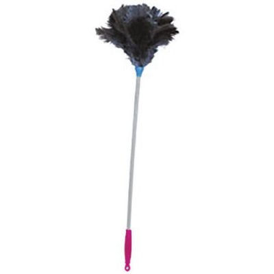 MSV Plumeau plumes autruche 70cm manche bois - 